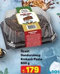 ÖZSÜT DONDURULMUŞ KROKANLI PASTA 600 G fiyat ve kampanya bilgisi